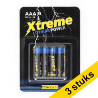 Aanbieding: 3x 123accu Xtreme Power FR03 AAA batterij (4 stuks) ADR00307