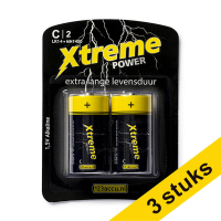 Aanbieding: 3x 123accu Xtreme Power LR14 C batterij 2 stuks