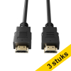 Aanbieding: 3x 123inkt HDMI kabel 1.4 (0,5 meter) 302478 - 1