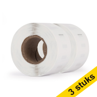 Aanbieding: 3x 123inkt LW650XL PRO adresetiketten 12 stuks (89 x 28 mm)
