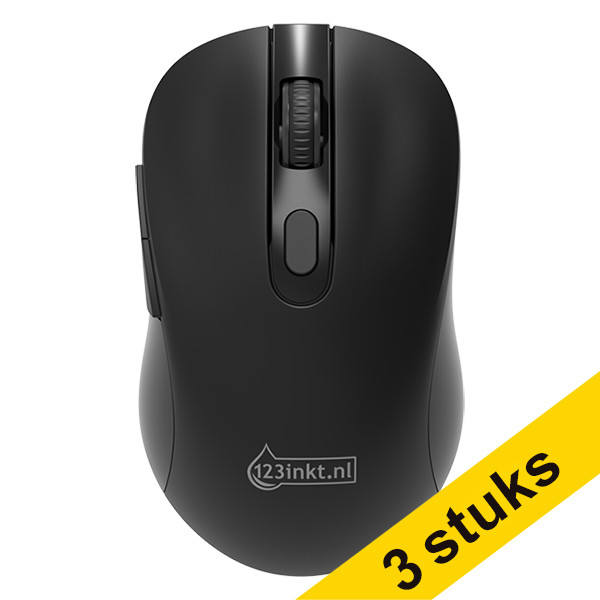 Aanbieding: 3x 123inkt MW200 draadloze muis 340021 Aanbieding: 3x 123inkt MW200 draadloze muis 340021 - 1