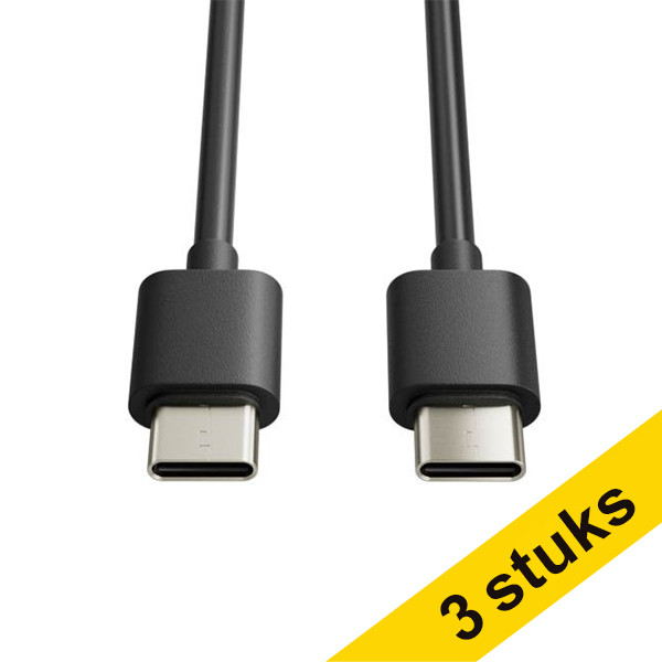 Aanbieding: 3x 123inkt USB-C naar USB-C kabel (0,5 meter)  302516 - 1