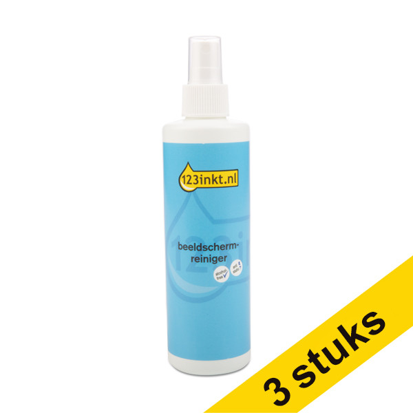 Aanbieding: 3x 123inkt beeldschermreiniger (250 ml)  301585 - 1