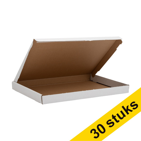 Aanbieding: 3x 123inkt brievenbusdoos A4 345 x 255 x 28 mm (10 stuks)  301963 - 1