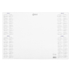 Aanbieding: 3x 123inkt bureau onderlegblok 50 x 35 cm 2025-2028 (40 vel) FSC® Mix 70%  390676 - 2
