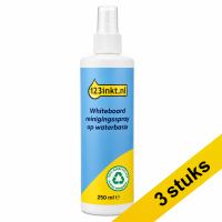 Aanbieding: 3x 123inkt duurzame whiteboard reinigingsspray (250 ml)