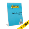 Aanbieding: 3x 123inkt folderhouder L-voet A5