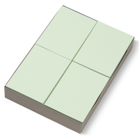 Aanbieding: 3x 123inkt gekleurd receptpapier lichtgroen 80 grams A6 (2.000 vel)
