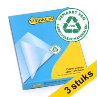 Aanbieding: 3x 123inkt gerecyclede document lamineerhoes A6 glanzend 2x80 micron (100 stuks)