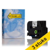 Aanbieding: 3x 123inkt huismerk vervangt Brother TZe-253 tape blauw op wit 24 mm