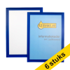 Aanbieding: 3x 123inkt informatiekader A4 zelfklevend blauw (2 stuks) 301726 - 1