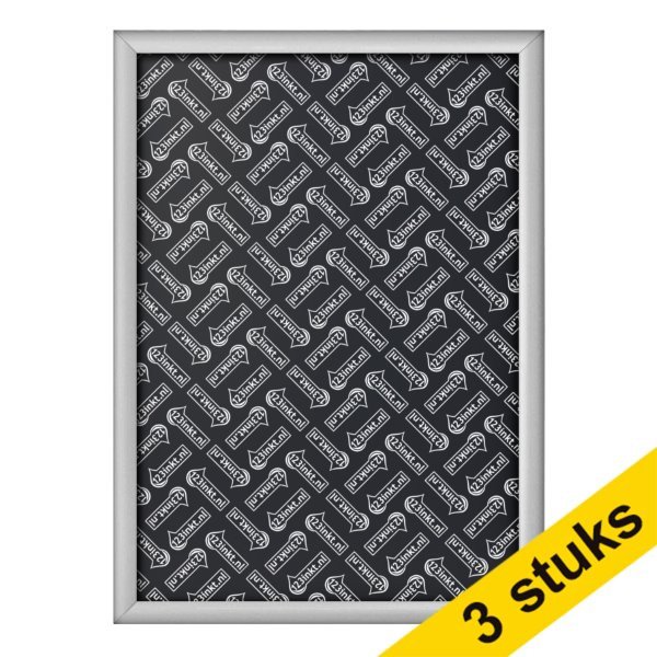 Aanbieding: 3x 123inkt kliklijst met aluminium frame A3  301156 - 1