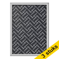 Aanbieding: 3x 123inkt kliklijst met aluminium frame A3