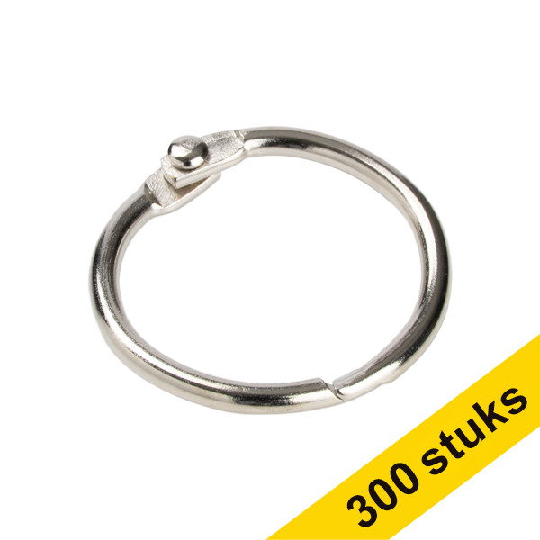 Aanbieding: 3x 123inkt klikring 25 mm (100 stuks) 302631 - 1