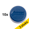 Aanbieding: 3x 123inkt magneten 20 mm blauw (10 stuks) 301290 - 1