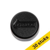 Aanbieding: 3x 123inkt magneten 20 mm zwart (10 stuks) 301289