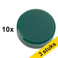 Aanbieding: 3x 123inkt magneten 30 mm groen (10 stuks)