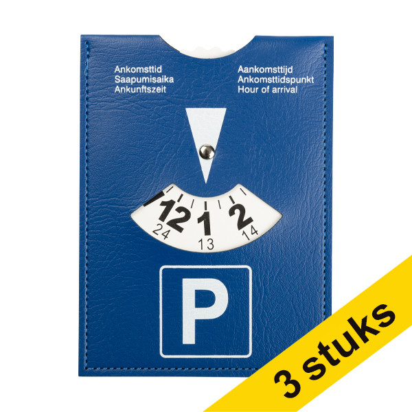 Aanbieding: 3x 123inkt parkeerschijf 302196 - 1