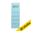 Aanbieding: 3x 123inkt rugetiketten 61 x 191 mm zelfklevend breed blauw (10 stuks)