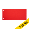 Aanbieding: 3x 123inkt scheidingsstrook 105 x 240 mm rood (100 stuks) 302382 - 1