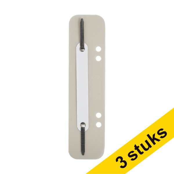 Aanbieding: 3x 123inkt snelhechterstrips 6 en 8 cm met perforatie grijs (100 stuks) 302376 - 1