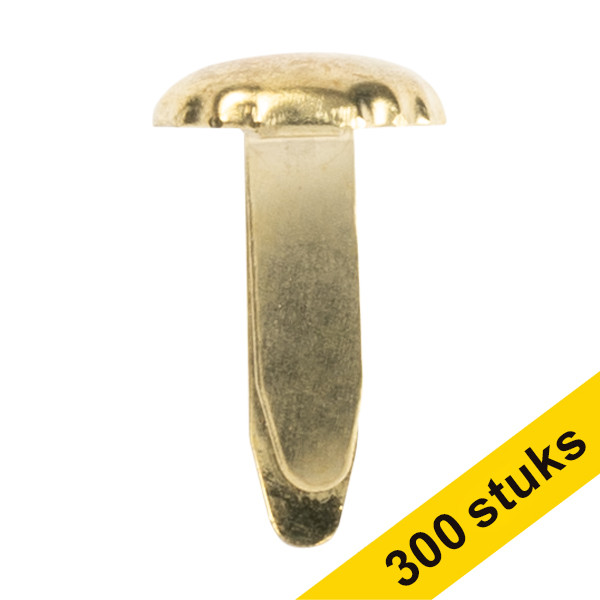 Aanbieding: 3x 123inkt splitpennen nr.2 12 x 8 mm (100 stuks) 302188 - 1