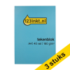 Aanbieding: 3x 123inkt tekenblok A4 160 grams (40 vel)