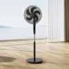 Aanbieding: 3x 123inkt ventilator staand F602 met afstandsbediening zwart 303407 - 2