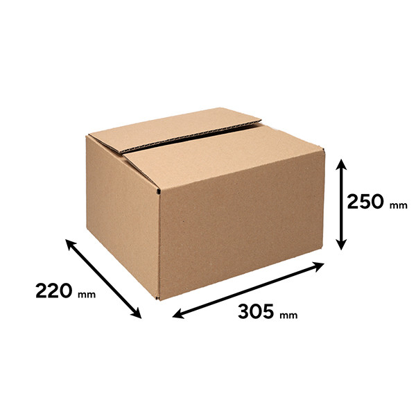 Aanbieding: 3x 123inkt verzenddoos 305 x 220 x 250 mm (10 stuks) 301956 - 3