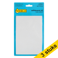 Aanbieding: 3x 123inkt vloerglijders wit 100 mm x 150 mm (2 stuks)