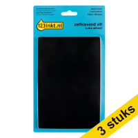 Aanbieding: 3x 123inkt vloerglijders zwart 100 mm x 150 mm (2 stuks)