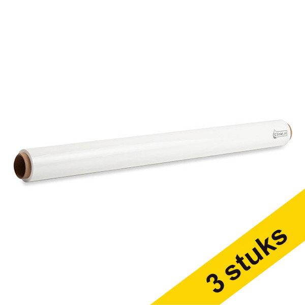 Aanbieding: 3x 123inkt whiteboard folie 60 x 80 cm (25 vel) 301746 - 1