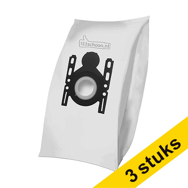 Aanbieding: 3x 123schoon Bosch type G microvezel stofzuigerzakken 5 zakken  SDR06074 - 1