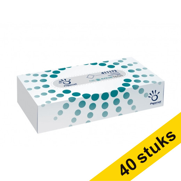 Aanbieding: 40x 123schoon tissues 2-laags (100 vel)  SPA00276 - 1