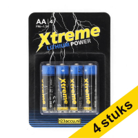 Aanbieding: 4x 123accu Xtreme Power FR6 AA batterij (4 stuks) ADR00308