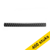 Aanbieding: 4x 123inkt bindrug 16 mm zwart (100 stuks) 340067 - 1