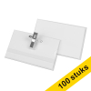 Aanbieding: 4x 123inkt naambadge met combiklem 90 x 57 mm (25 stuks)
