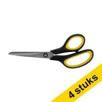 Aanbieding: 4x 123inkt schaar softgrip handvat 195 mm 301092
