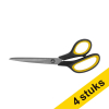 Aanbieding: 4x 123inkt schaar softgrip handvat 230 mm 301091 - 1