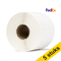 Aanbieding: 5x 123inkt LW650XL PRO extra grote FedEx verzendlabels (104 x 159 mm)