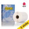 Aanbieding: 5x 123inkt LW650XL PRO extra grote duurzame DPD verzendlabels (104 x 159 mm) 653385 - 1