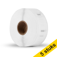 Aanbieding: 5x 123inkt LW650 duurzame vierkante etiketten (25 x 25 mm)