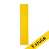 Aanbieding: 5x 123inkt crêpepapier 250 x 50 cm geel FSC® Mix Credit 301702 - 1