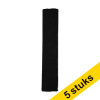 Aanbieding: 5x 123inkt crêpepapier 250 x 50 cm zwart FSC® Mix Credit