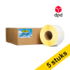 Aanbieding: 5x 123inkt huismerk vervangt Zebra Z-Perform 1000D DPD label (3007096-T) 102 x 152 mm (4 rollen) 653431 - 1