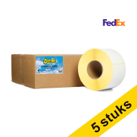 Aanbieding: 5x 123inkt huismerk vervangt Zebra Z-Perform 1000D FedEx label (3007096-T) 102 x 152 mm (4 rollen) 653311