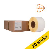 Aanbieding: 5x 123inkt huismerk vervangt Zebra Z-Perform 1000D PostNL verzendlabels (3006306-T) 100 x 150 mm (4 rollen) 653116