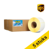 Aanbieding: 5x 123inkt huismerk vervangt Zebra Z-Perform 1000D UPS label (3007096-T) 102 x 152 mm (4 rollen) 653191 - 1
