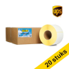 Aanbieding: 5x 123inkt huismerk vervangt Zebra Z-Perform 1000D UPS label (3007096-T) 102 x 152 mm (4 rollen) 653191 - 1