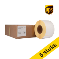 Aanbieding: 5x 123inkt huismerk vervangt Zebra Z-Perform 1000D UPS verzendlabels (3006306-T) 100 x 150 mm (4 rollen) 653176